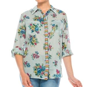 Ny Vintage‎ button down floral. Worn about 5x